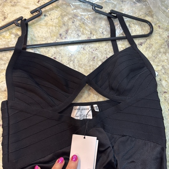 NWT Herve Leger x Law Roach cocktail dress - Picture 6 of 15
